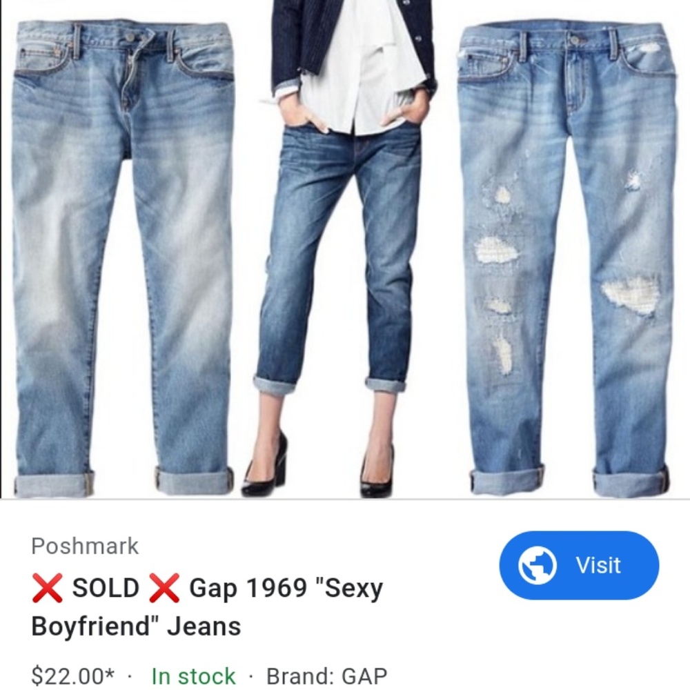 Gap Sexy Boyfriend Jeans